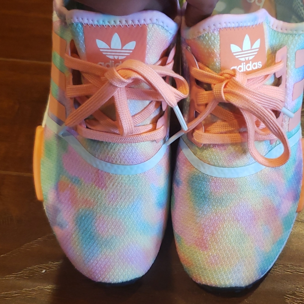 Adidas NMD R1 Tie Dye Athletic Sneakers - Picture 10 of 15